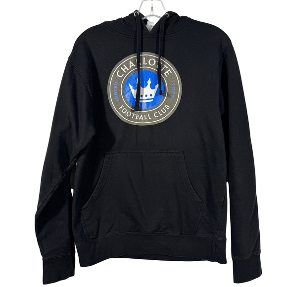 Fanatics Other - Fanatics Charlotte Football Club Chest Crest Black Hoodie Sz Small Unisex Soccer